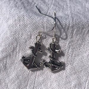 nautical anchor ⚓️ Fishhook earrings nickel free